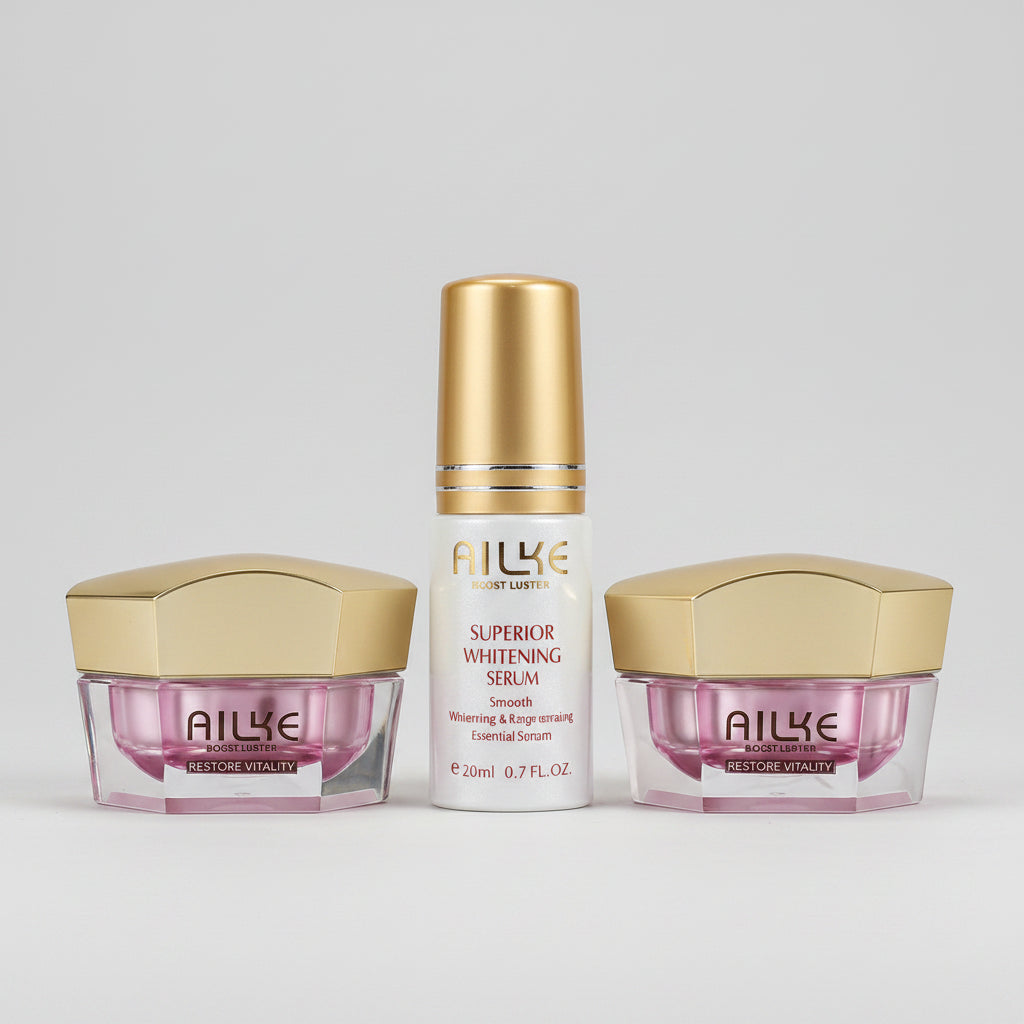 AILKE Face Cream With Hyaluron Scars Whitening Moisturizing Lifting Anti-aging Women Sleeping Dry Korean Bleaching Skin Care mbzr