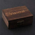 Never Fade Stainless Steel Vikings Bracelets For Men Blank Color Punk Curb Cuban Link Chain Bracelets with gift wooden box