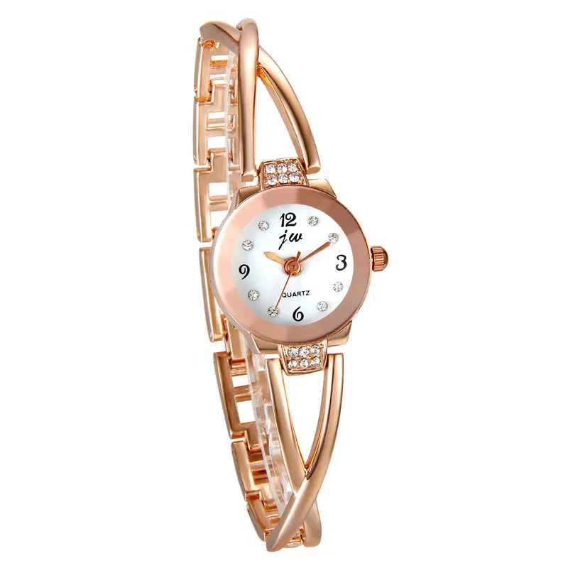 Lancardo Bracelet Watches For Lady Fashion Dress Chain Style Jewelry With Rhinestone Quartz Women Watch Relogio Feminino