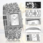 LANCARDO Luxury Women's Quartz Watch Gold Silver Strap Fashion Wristwatch mbzr