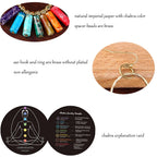 Drop shipping Boho Authentic 7 Chakra Imperial J-asper Stone Bead Brass Charm Dangle Earrings