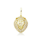 JINAO New 100% 925 Sterling Silver Lion Pendant High Quality CZ Women's Necklace Hip Hop Fashion Delicate Jewelry For Gift mbzr