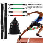 Speed Agility Kinetic Leg Resistance Bands Jump Trainer Yoga Taekwondo Trainer Pulling Rope For Home Gym Accessories mbzr