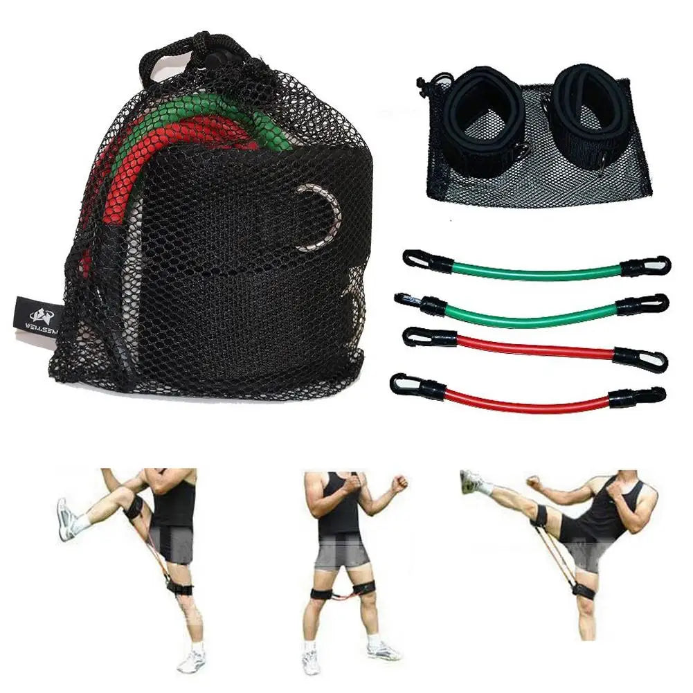 Speed Agility Kinetic Leg Resistance Bands Jump Trainer Yoga Taekwondo Trainer Pulling Rope For Home Gym Accessories mbzr
