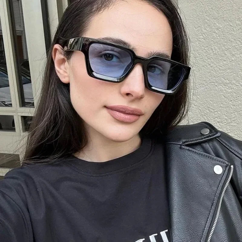 Square Vintage Sunglasses Men Women Fashion Punk Retro Brand Designer Sunglasses Driving Sun Glasses Male UV400 Goggles Shades mbzr