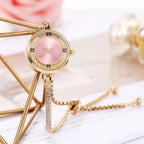 Fashion Women's Steel Belt Bracelet Watch Quartz Watch Luxury Small Dial Women Watches mbzr