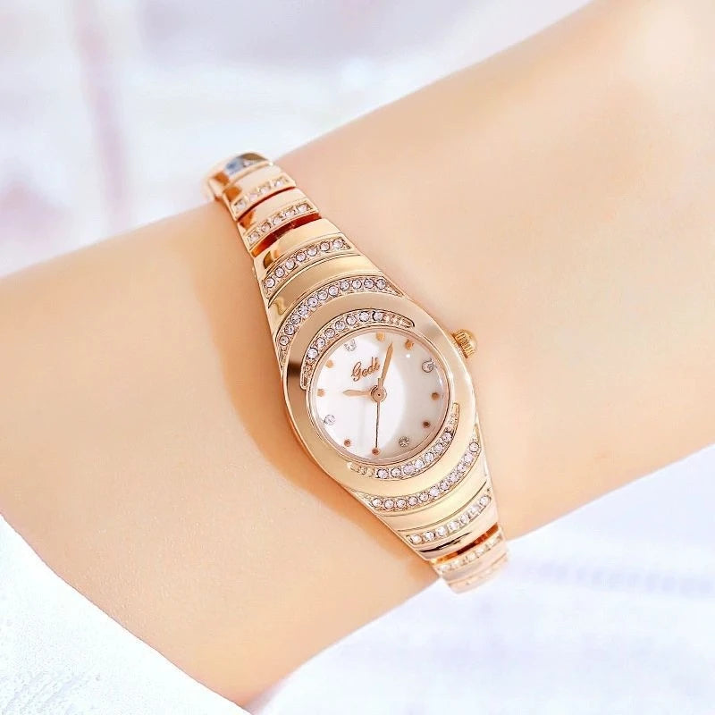 Niche high-end women's watch waterproof light luxury  ball quartz watch 52016 mbzr