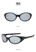 Outdoor Sports Polarized Sunglasses Reflective Mirrored Lens Color Patchwork Shades mbzr