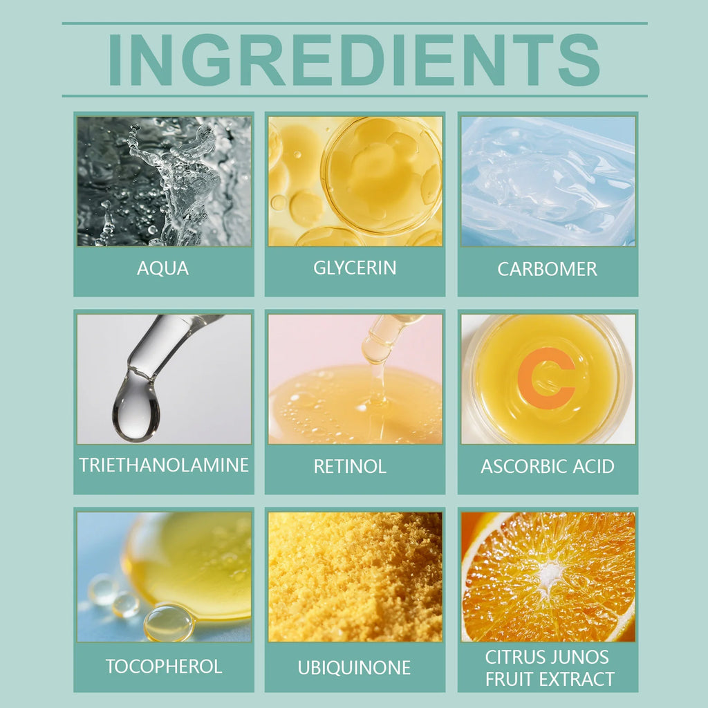 Face Serum Moisturizing Brightning Vitamin C Orange Extract Facial Serum Deep Moisturizer Skin Care Hydrating Nourishing 30ml mbzr