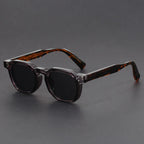 Retro Small Circular Sunglasses Men Punk Propionic Luxury Brand Design Sun Glasses Women Business Party Eyewear UV400