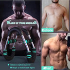 Adjustable Shaker Twister Arm Trainer, Chest & Forearm Workout Equipment, Home Fitness Strengthener for Arm Exercise mbzr