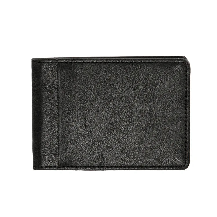 RFID Blocking Slim PU Wallet For Men, 5 Card Slots With Money Clip - Lightweight Bifold Wallet, Perfect Father's Day Gift mbzr