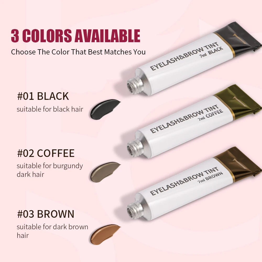 ICONSIGN Eyelash Eyebrow Dye Tint Kit Brow Enhancer Mascara Lift Tinting Tattoo Eyes Makeup Tools mbzr
