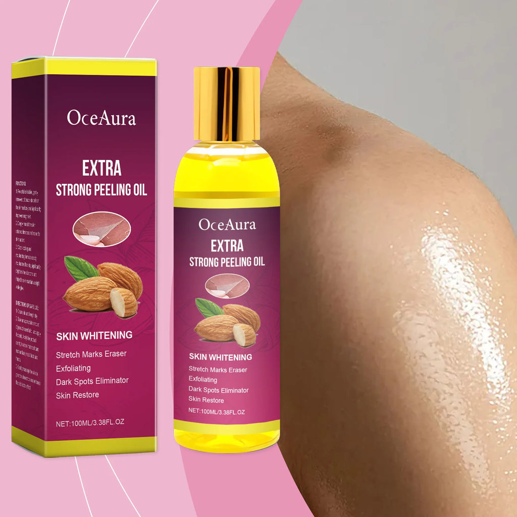 Body Exfoliating Oil, Cleansing & Nourishing Dry Skin Care, Polishing Treatment for Glowing Skin mbzr