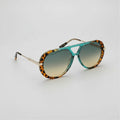 Oversized Pilot Sunglasses for Women Men Trendy,Large Big Double beam Designer Fashion Vintage Shades Retro Sun Glasses mbzr