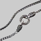 Sterling Silver Woven Chain Necklace Unisex Party Gift