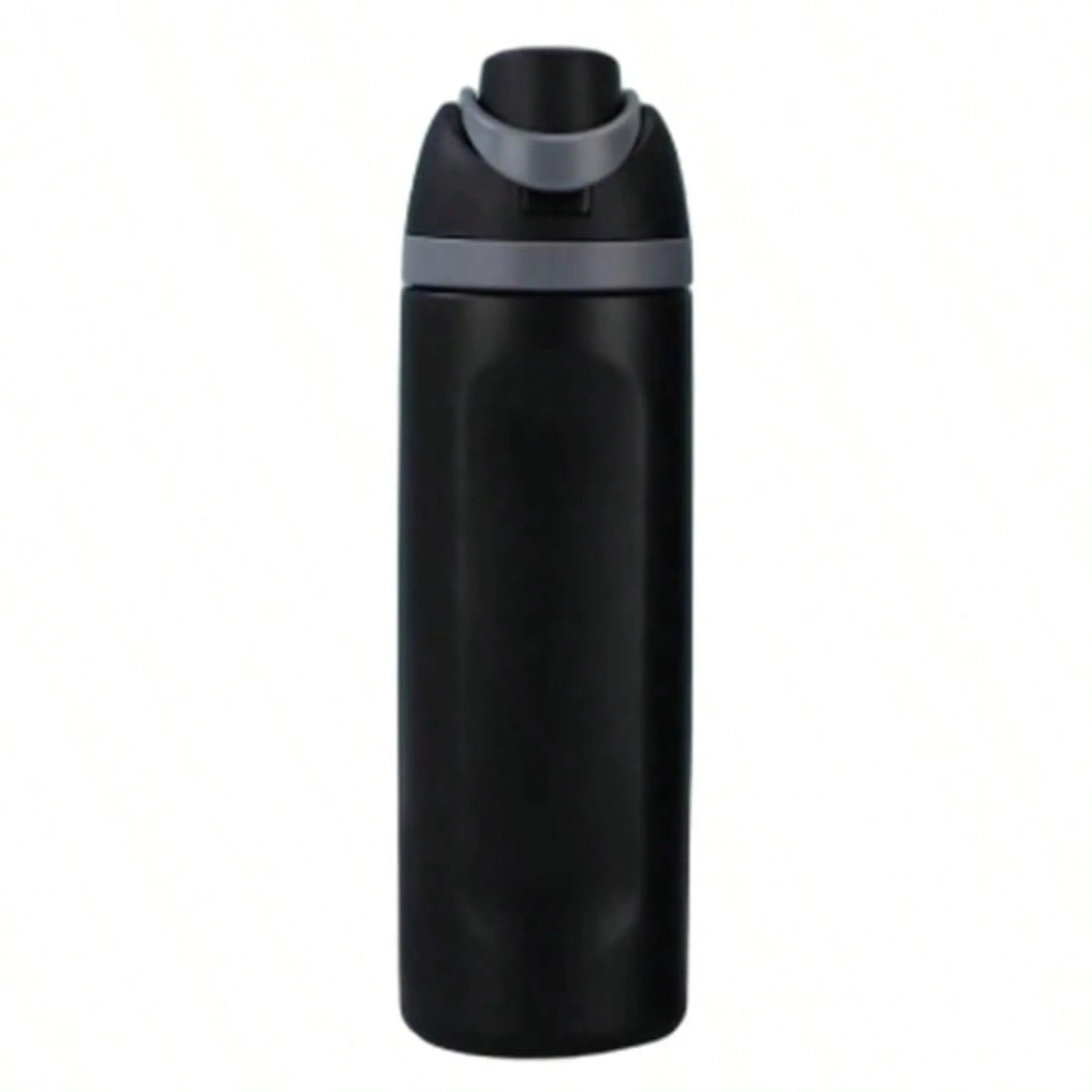 Insulated Stainless Steel Water Bottle with Straw for Sports and Travel, BPA-Free, 24oz, Foggy Tide (Black) mbzr