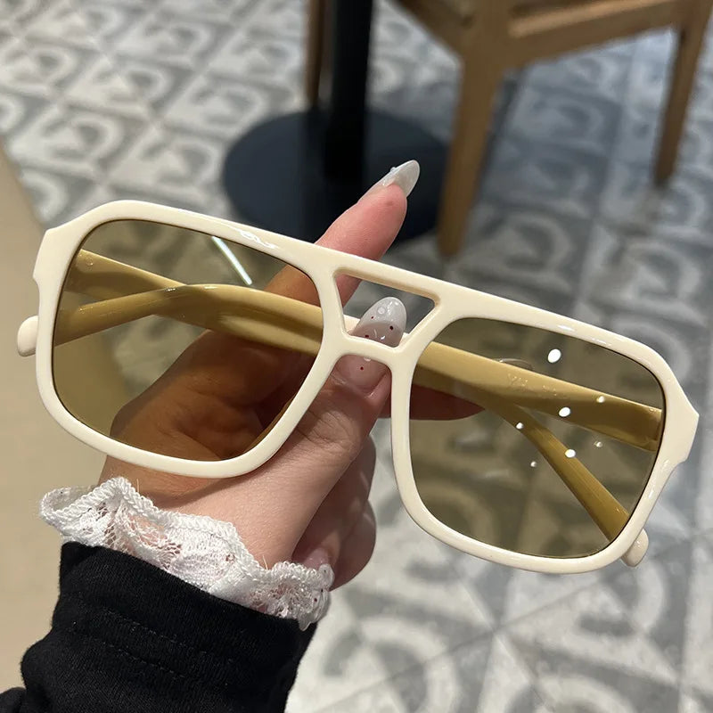 Vintage Square Sunglasses Women Brand Designer Retro Sun Glasses Female Shades Mirror Fashion Outdoor Очки Солнечны