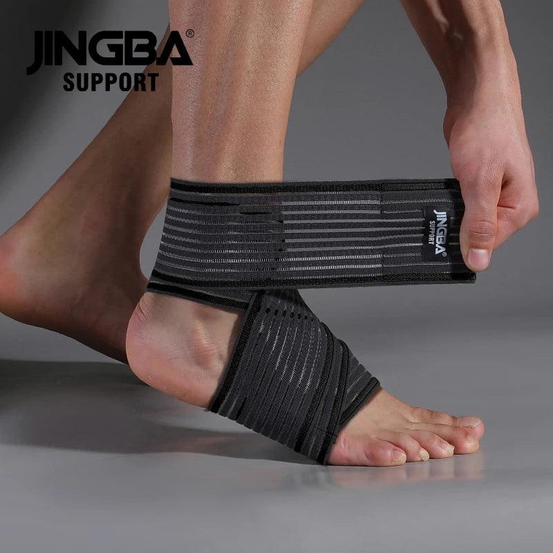 1PCS Professional Sports Strain Wraps Bandages Elastic Ankle Support Pad Protection Ankle Bandage Guard Gym Protection mbzr