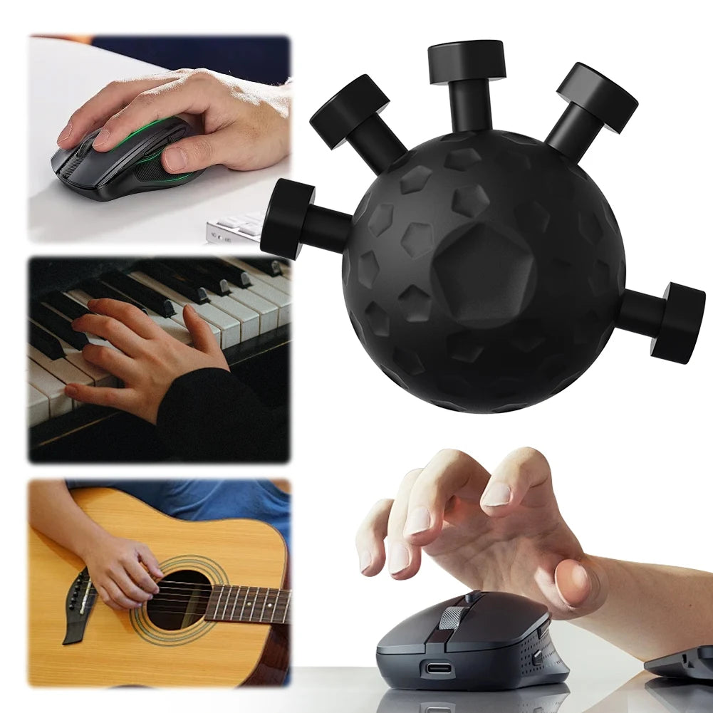 Hand Strength Exerciser Ergonomic Hand Ball Gripper Exerciser Anti Slip Finger Exerciser Trainer Rock Climbing Fitness Equipment mbzr