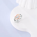 MULA Original 925 Sterling Silver Rings High Quality Eternal Love Rings For Women Lady Wedding Band Party Fashion Jewelry Gift