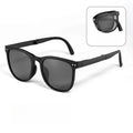 Foldable Sunglasses Square Frame UV Protection for Women Portable Folding Driving Sun Glasses Compact Travel Outdoor Eyewear