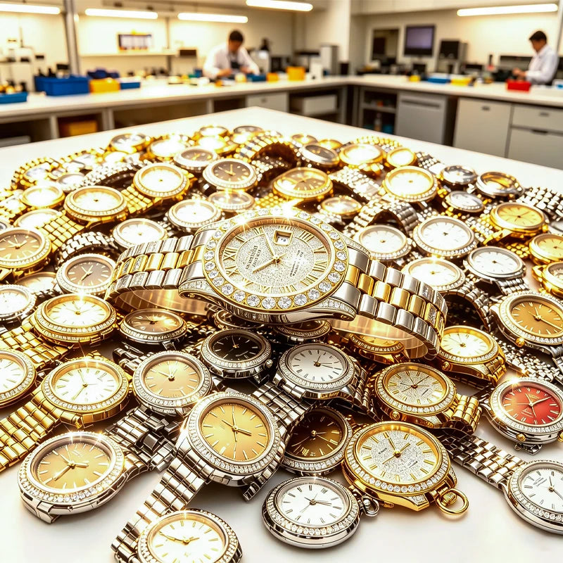 1 random men's or women's watch. This accessory combines casual, business, and fashion styles, making it perfect for music festivals,  Halloween, and parties. It’s an excellent birthday or Christmas gift for your boyfriend, mbzr