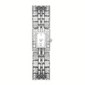 Women's Diamond Watch Bracelet Full Crystal Rhinestone Square Dial Quartz Wristwatch Gold Silver Rose Gold Elegant Ladies Dress Watch Gift mbzr