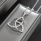 Classic Witch Mystery Moon Crescent Wiccan Pendant, Endless Sense Necklace Men Women Personalized Jewelry Accessories mbzr