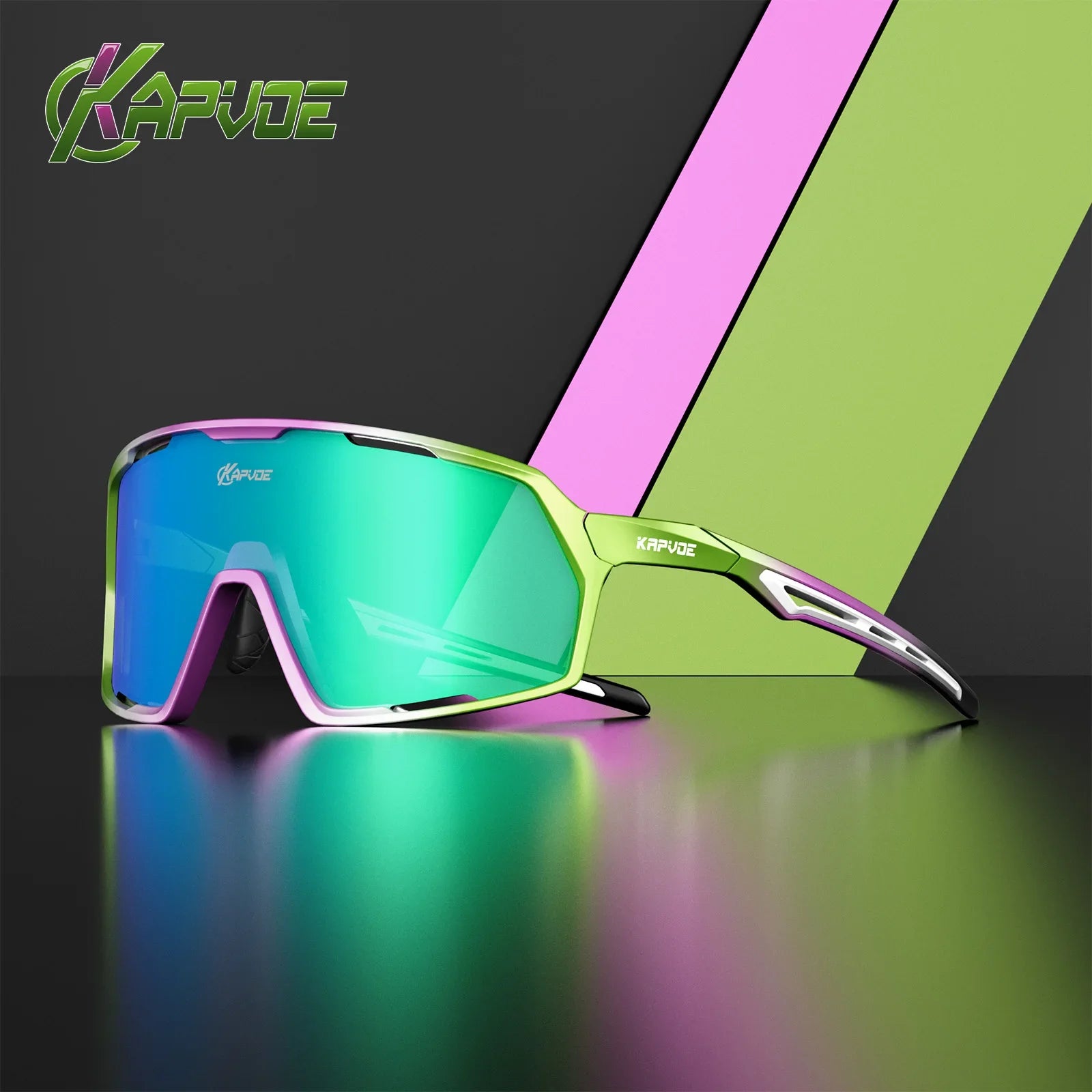 KAPVOE Sale Outdoor Cycling Glasses Sports Sunglasses for Men Women UV400 Protection MTB Bicycle Fishing Mountain Bike Glasses