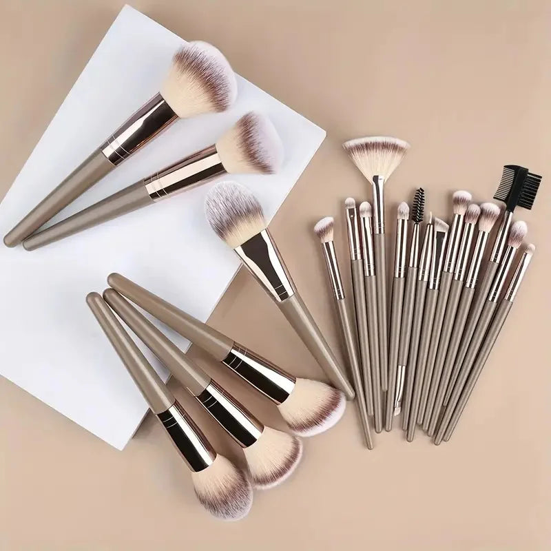 3-20Pcs Premium Makeup Brushes Set Soft Fluffy Beauty Cosmetic Foundation Makeup Brush Eyeshadow Blush Kabuki Make Up Tools mbzr
