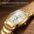 2PCS Couple Watches Luxury Fashion Men Women Matching His and Hers Quartz Watches Simple Band with Gift Box mbzr