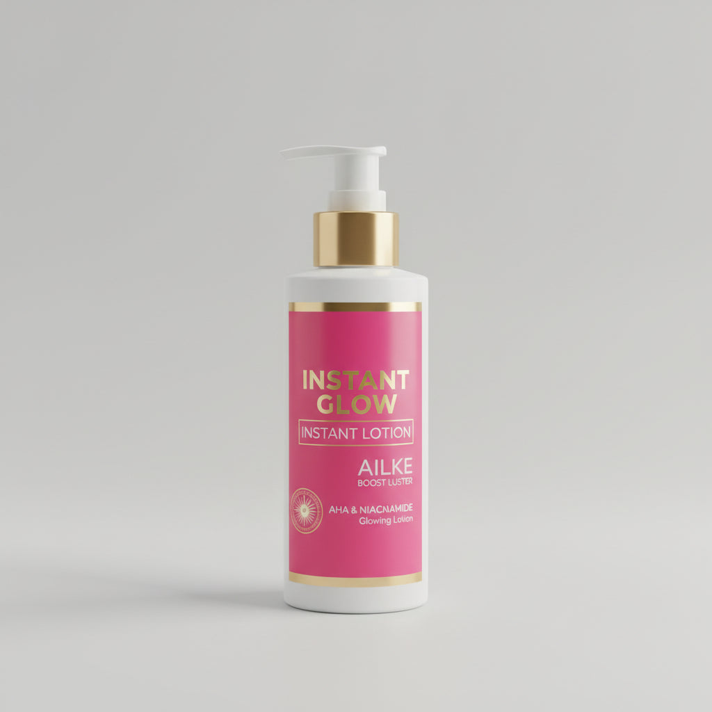 AILKE AHA Organic Skin Brightening Set, Whitening Lotion, Remove Dark Spots, Acne, Cleaning, Moisturizing, for All Skin Types mbzr