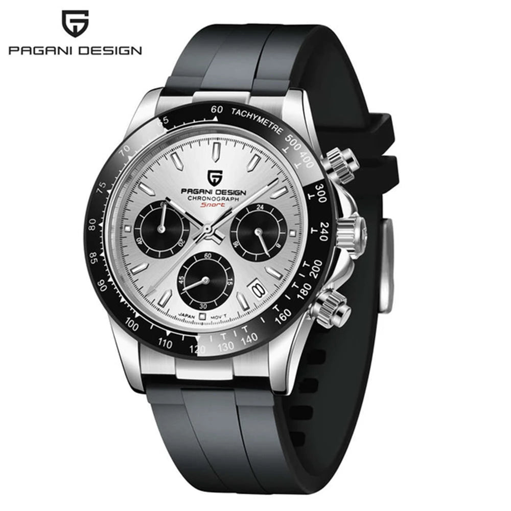 2026 New PD-1644 PAGANI DESIGN Top Brand Men's Sports Quartz Watches Sapphire Stainless Steel 100M Waterproof Luminous Chronograph Luxury Reloj Hombre