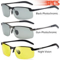 Chameleon Photochromic Polarized Sunglasses UV400 Day Night Vision for Driving And Fishing