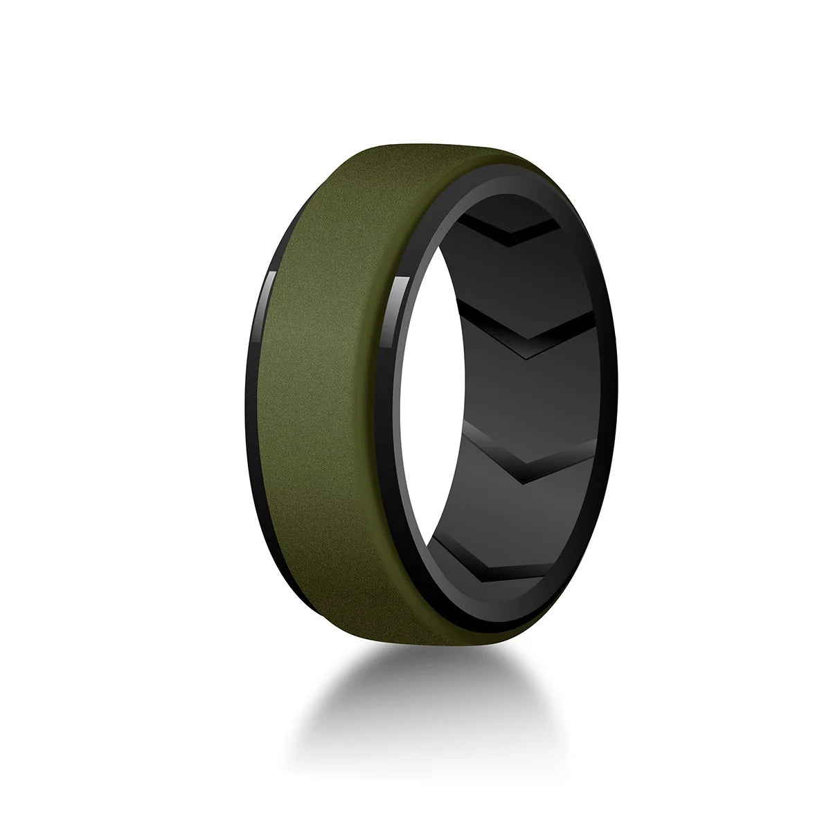 7 Pack Rubber Wedding Bands for Men, 8mm Hypoallergenic Breathable Men's Silicone Ring for Him, Multi Color Active Sport Fitness