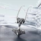 2025 New Hip Hop Retro Titanium Steel Necklace Stainless Steel Claw Totem Pendant