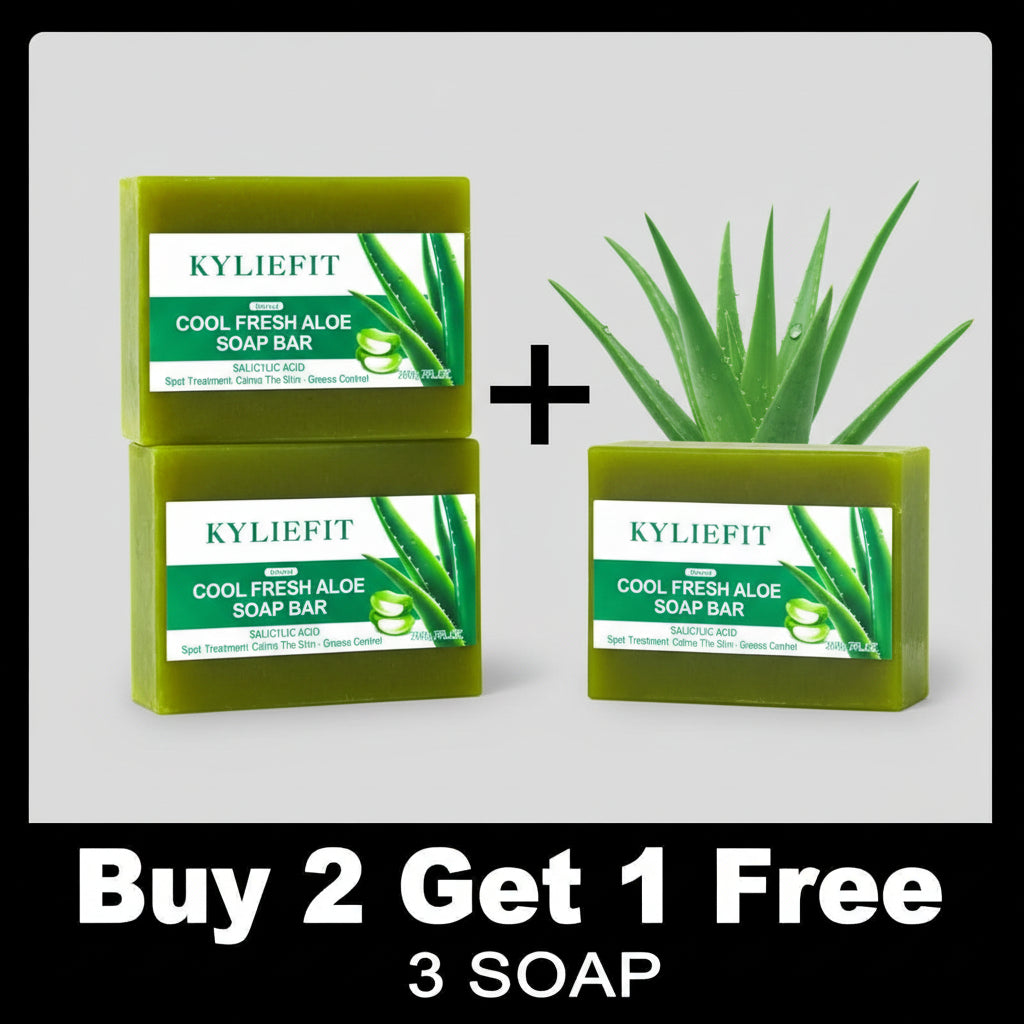 AILKE Aloe Vera Whitening Soap, Remove Acne, Spots, Skin Radiant, Improve Skin Luster, Vegan Bath Wash for All Skin Types, 200g mbzr