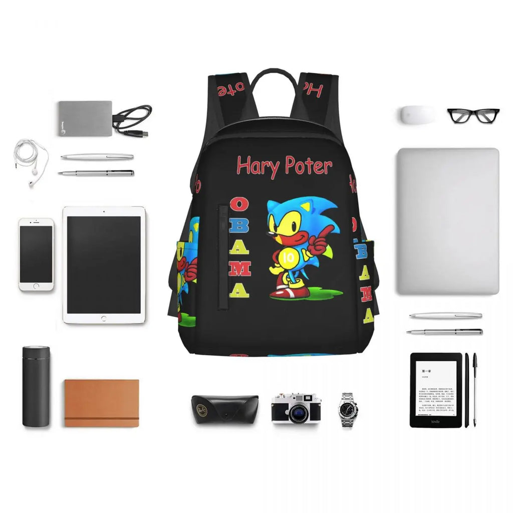 Obama Backpack Backpack Daypack Large Capacity Boys Girls BookBag School Bag Shoulder Bags for Men Women