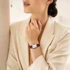 Waterproof Women Watch Leather Strap Roman Numeral scale Quartz Watch Rectangular Women's Fashion Exquisite Small Watch mbzr