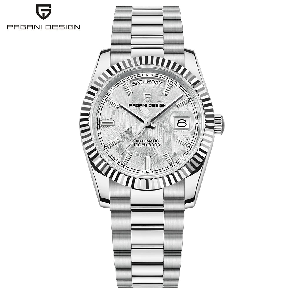 PAGANI DESIGN DD36 Double calendar 36MM mechanical automatic men watch Haiou ST16 sapphire luxury waterproof  relogio masculino