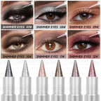 Matte Glitter Eyeshadow Stick Makeup Pearlescent Brighten Lying Silkworm Eyeliner Highlighter Lasting Eye Shadow Pencil Cosmetic mbzr