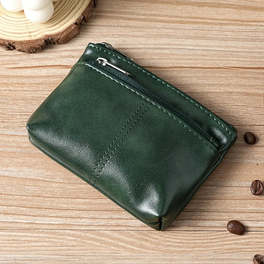 PU Leather Coin Purse & Card Holder for Men & Women