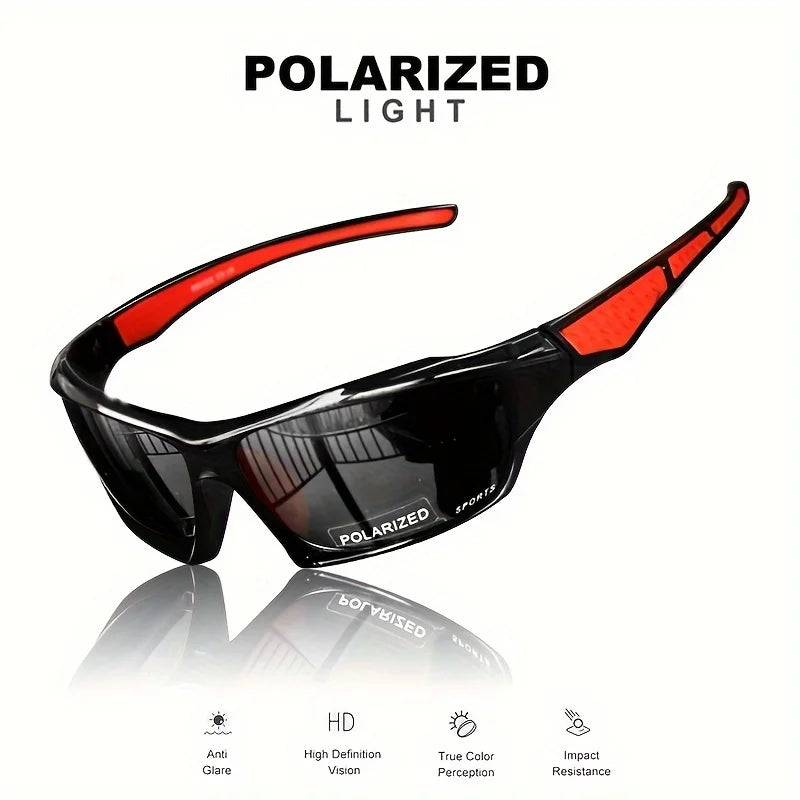 1/3PCS Sports Polarized Sunglasses for Men Lightweight Night Vision Male Shades Cycling Driving Fishing Fashion Mirror Sunglass mbzr