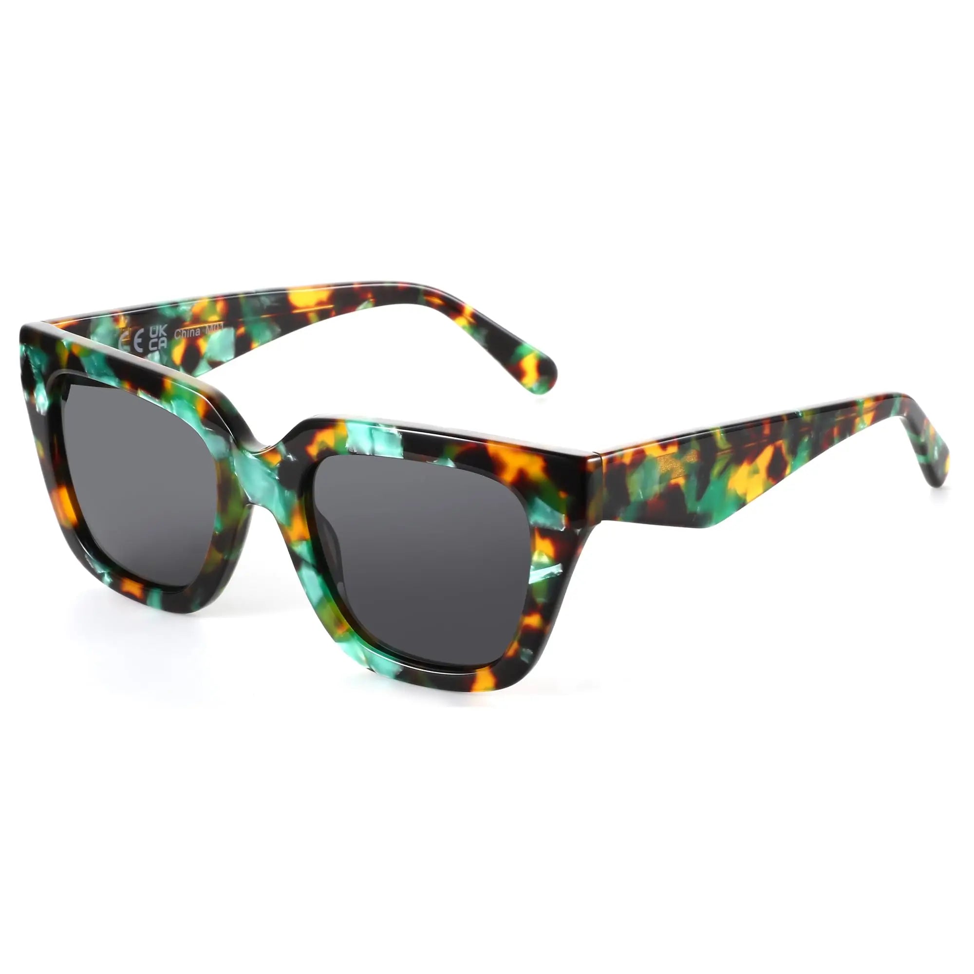 ZENOTTIC Square Polarized UV400 Sunglasses Women Retro