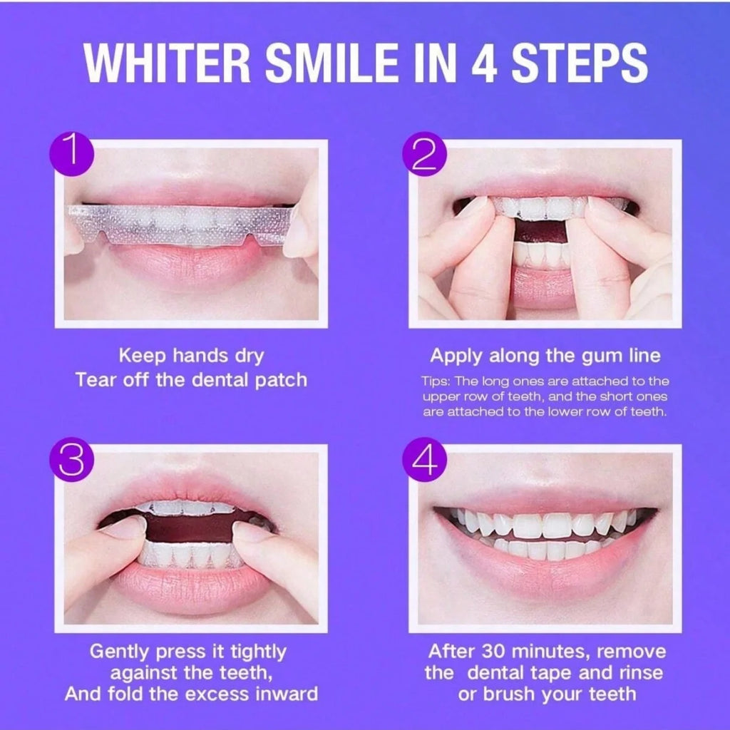 9D Whitener Strips Teeth Brightening Strips White Strips For Teeth Whitening Teeth Effect Oral Tooth Teeth Whitening Strips Gift mbzr