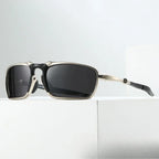 Outdoor Polarized Glasses Xmetal Badman Alloy Polygonal Glasses Silver Frame Polarized Goggles Cycling Outdoor Sports Goggles mbzr