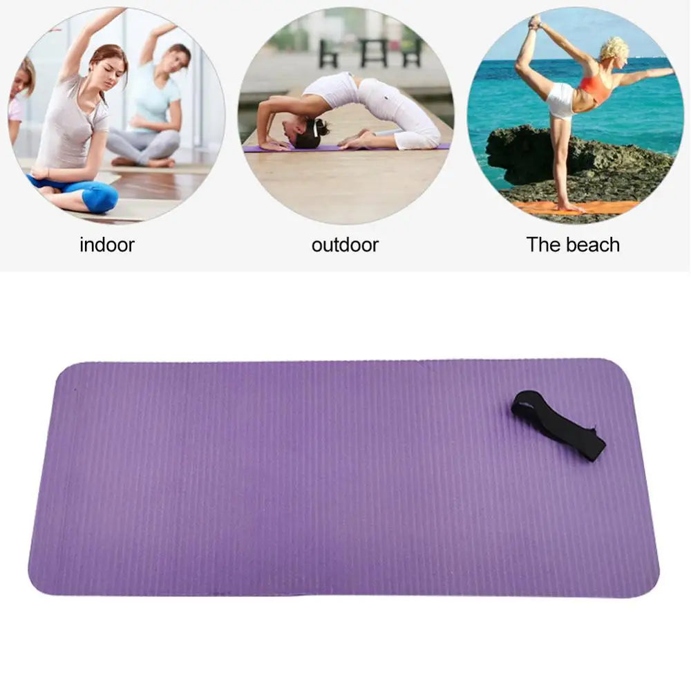 Yoga Mat 15MM Thick, Non-slip Fitness Pad For Yoga Exercise Pilates Meditation Gym Extra Thicken Exercise Durable Workout Mat mbzr