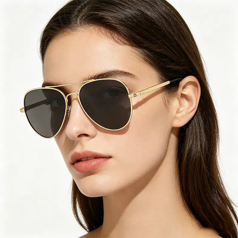 Classic Pilot Polarized Sunglasses For Men Women Fashion Metal Aviation Sun Glasses Vintage Driving Shades UV400 Eyewear 3025 20 mbzr