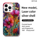 Gilded Flower Shadow Phone for iPhone 17 to 11 Pro Max Plus